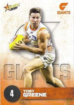 2021 Select AFL Footy Stars #73 Toby Greene Front